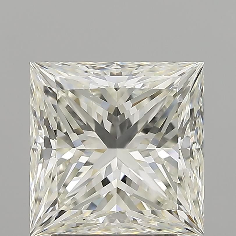 3.21ct I VS2 Rare Carat Ideal Cut Princess Diamond
