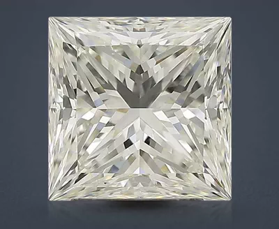 3.21ct I VS2 Rare Carat Ideal Cut Princess Diamond