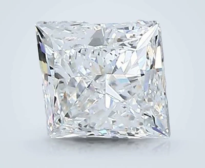 1.00ct F VS2 Rare Carat Ideal Cut Princess Diamond