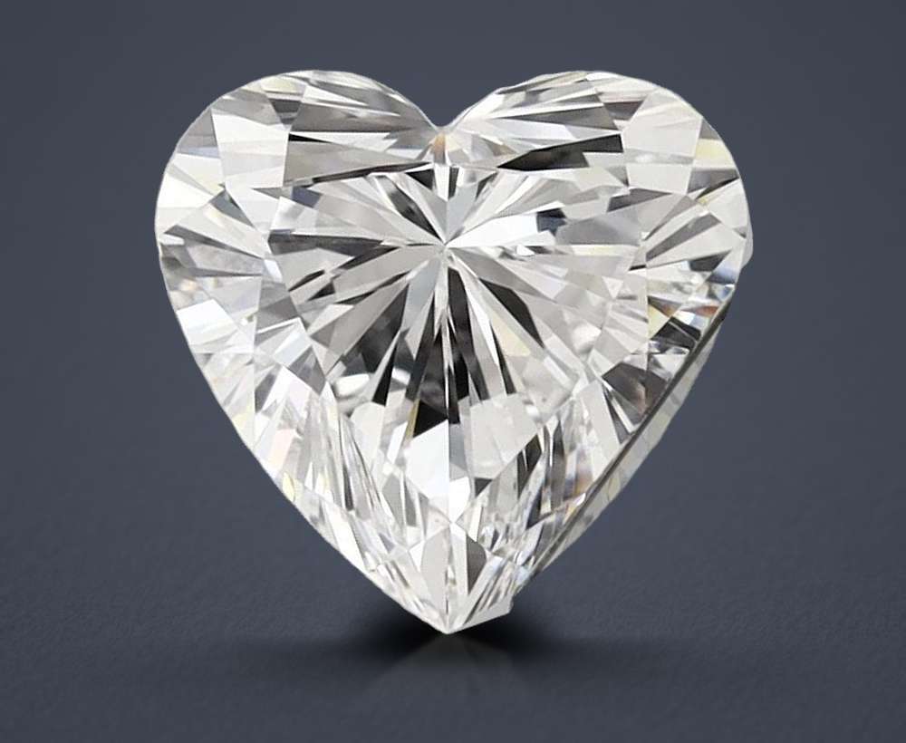 1.62ct D VS1 Rare Carat Ideal Cut Heart Lab Grown Diamond