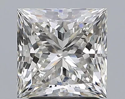 2.20ct I SI1 Rare Carat Ideal Cut Princess Diamond