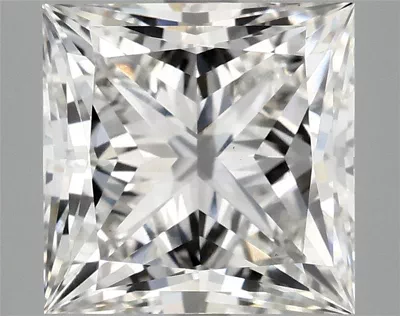 5.08ct G VS1 Rare Carat Ideal Cut Princess Lab Grown Diamond