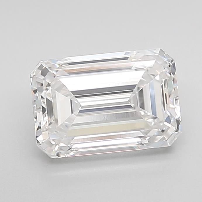 2.05ct D VS1 Excellent Cut Emerald Lab Grown Diamond