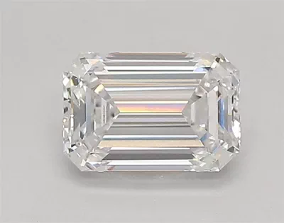 0.88ct D VVS1 Rare Carat Ideal Cut Emerald Lab Grown Diamond