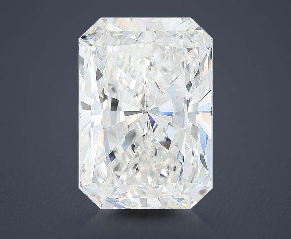 15.11ct F VVS2 Rare Carat Ideal Cut Radiant Lab Grown Diamond