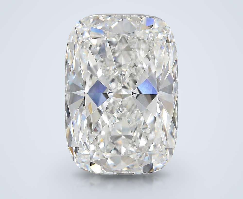 15.10ct F VVS2 Rare Carat Ideal Cut Cushion Lab Grown Diamond