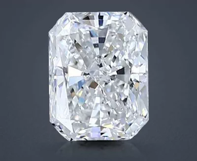 1.30ct E VS2 Rare Carat Ideal Cut Radiant Diamond
