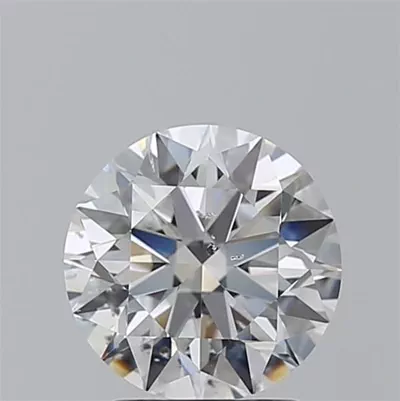2.10ct D SI2 Rare Carat Ideal Cut Round Diamond