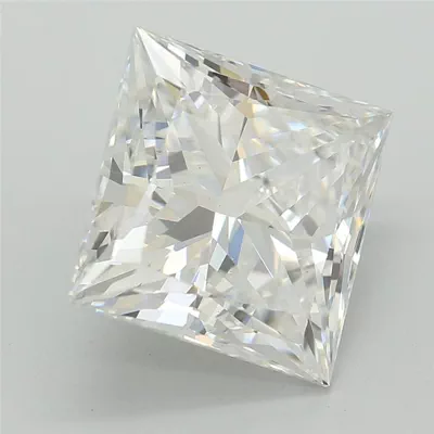 3.06ct D VS1 Rare Carat Ideal Cut Princess Lab Grown Diamond