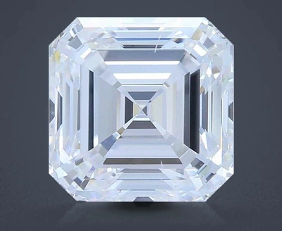 1.64ct E VS2 Rare Carat Ideal Cut Asscher Lab Grown Diamond