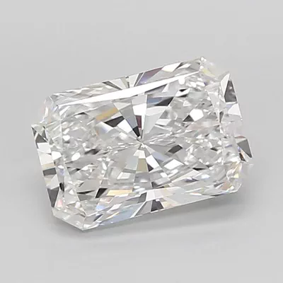 2.75ct E VVS2 Rare Carat Ideal Cut Radiant Lab Grown Diamond