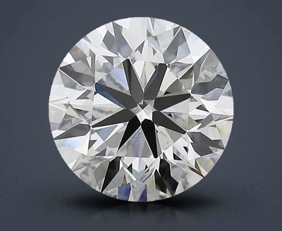 3.02ct I VVS2 Very Good Cut Round Lab Grown Diamond