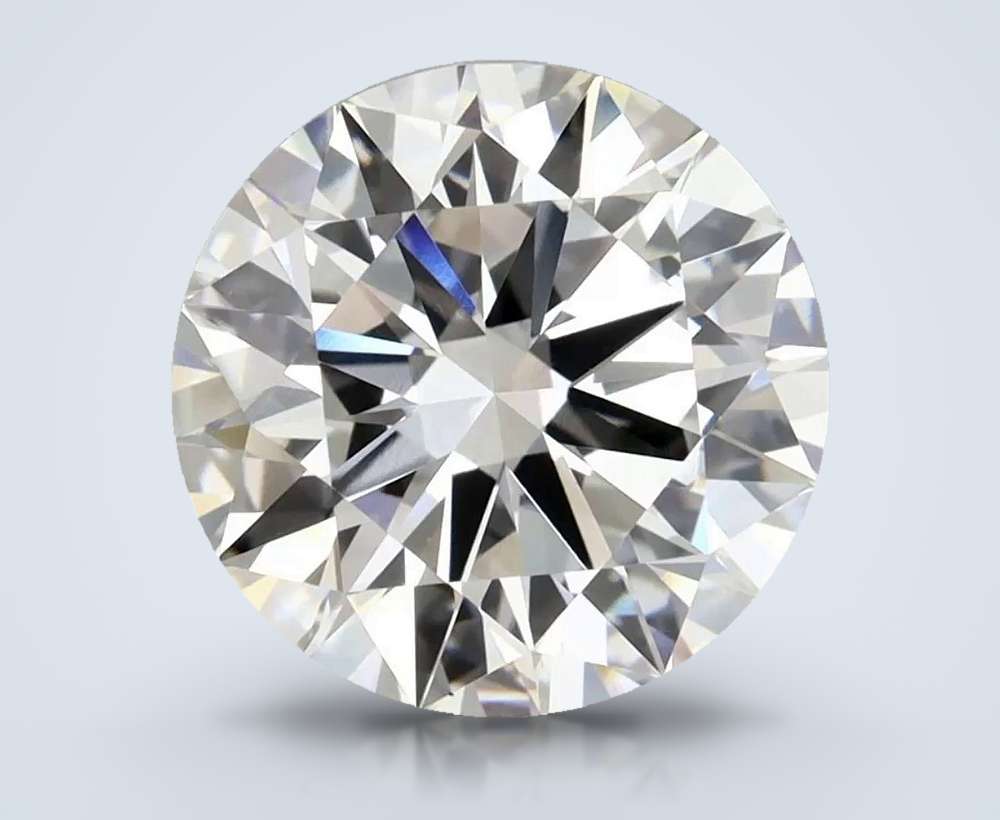 6.29ct D VVS2 Rare Carat Ideal Cut Round Lab Grown Diamond