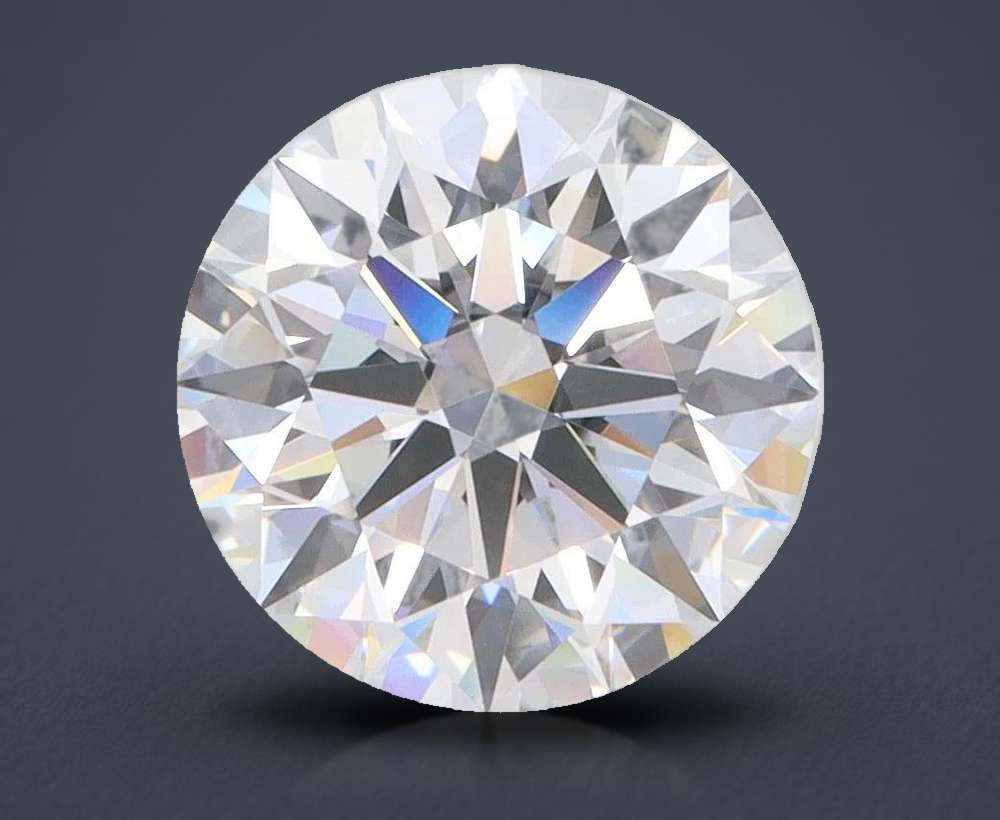 2.81ct D VVS1 Rare Carat Ideal Cut Round Lab Grown Diamond