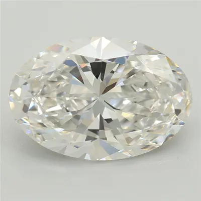 4.41ct F VVS2 Rare Carat Ideal Cut Oval Lab Grown Diamond