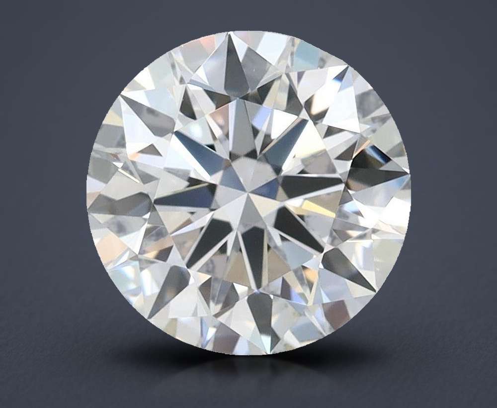 1.65ct D FL Rare Carat Ideal Cut Round Lab Grown Diamond