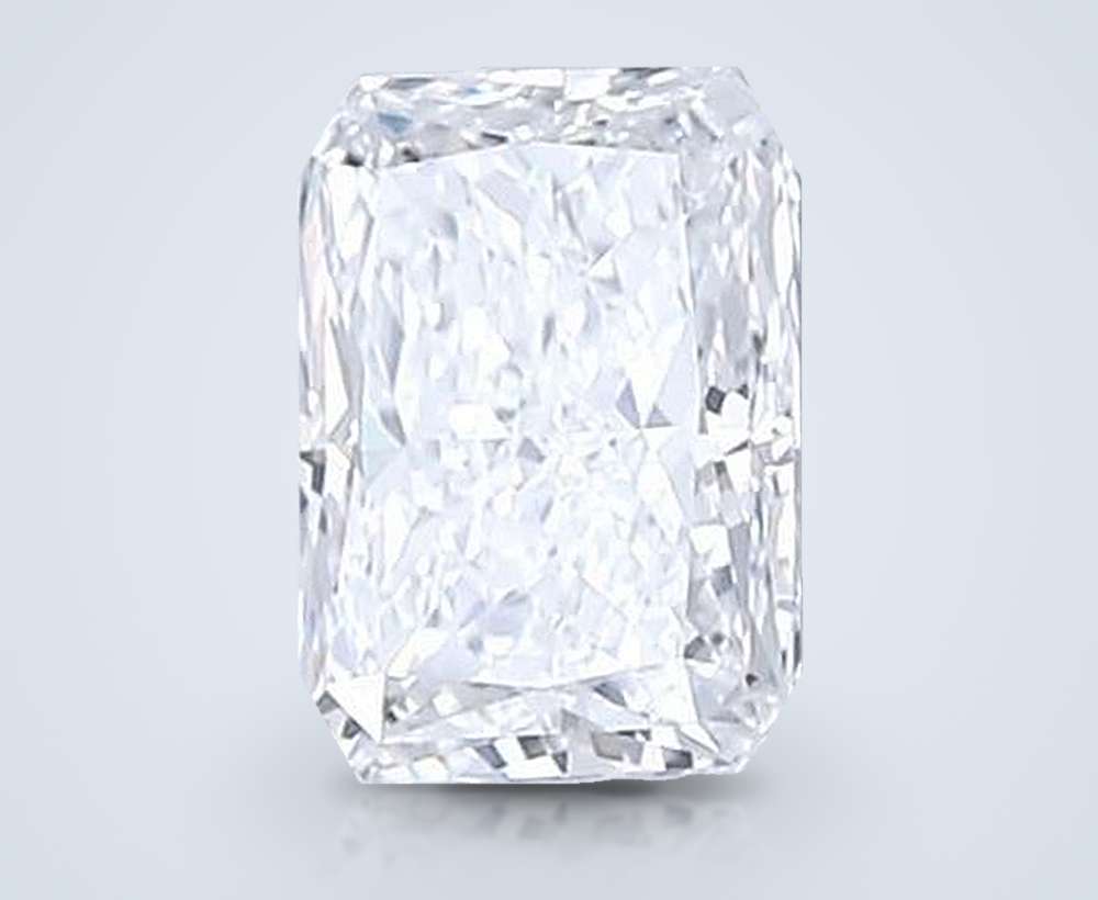 3.00ct D VS1 Very Good Cut Radiant Lab Grown Diamond