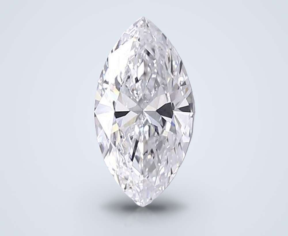 2.50ct E VS1 Rare Carat Ideal Cut Marquise Lab Grown Diamond