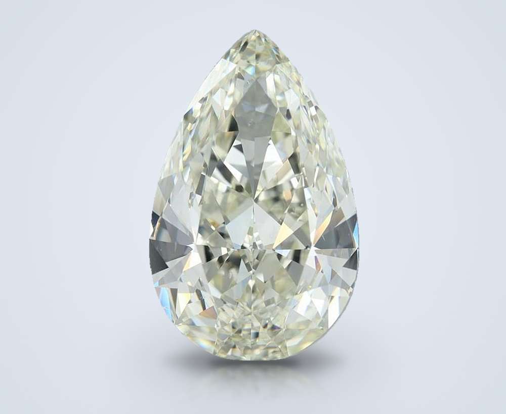 8.28ct I VS2 Very Good Cut Pear Diamond