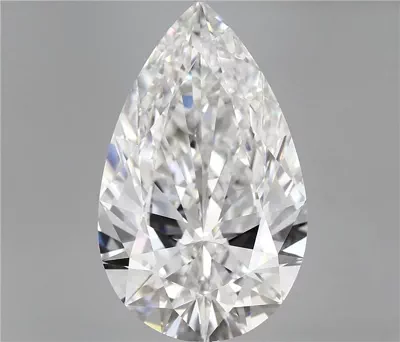15.63ct E FL Rare Carat Ideal Cut Pear Diamond