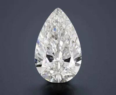 15.63ct E FL Rare Carat Ideal Cut Pear Diamond