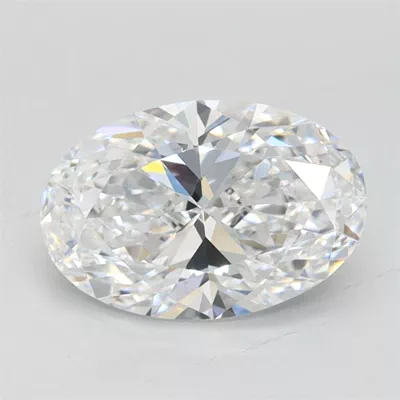 1.11ct D VVS1 Rare Carat Ideal Cut Oval Lab Grown Diamond