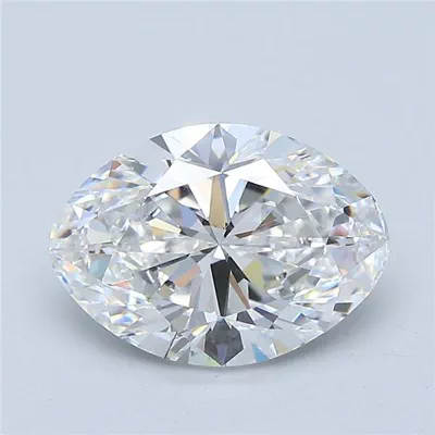 2.10ct E VS2 Rare Carat Ideal Cut Oval Diamond
