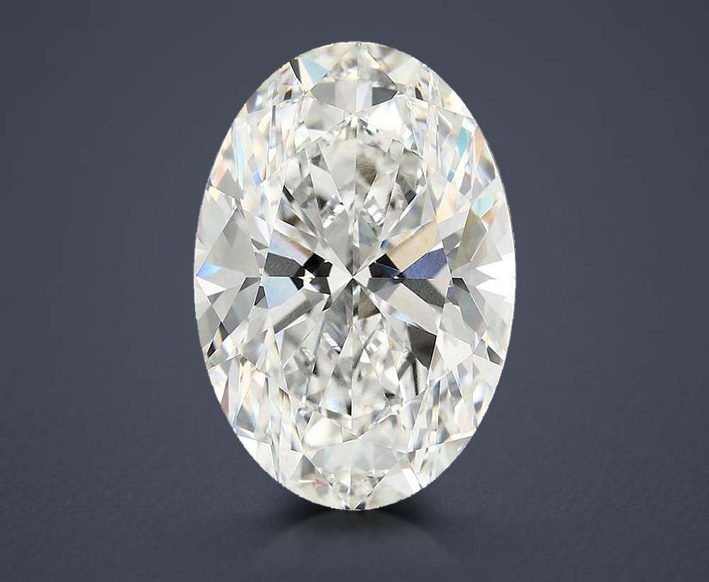 10.16ct F VVS2 Rare Carat Ideal Cut Oval Lab Grown Diamond
