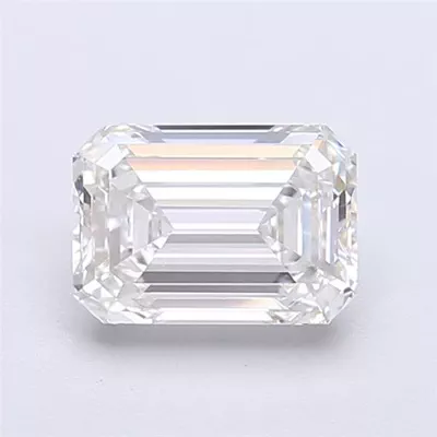 1.43ct F VVS2 Rare Carat Ideal Cut Emerald Lab Grown Diamond