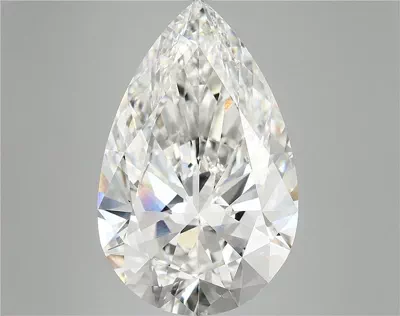 12.48ct F VS1 Rare Carat Ideal Cut Pear Lab Grown Diamond