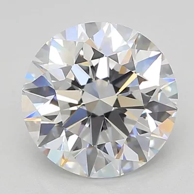 2.08ct D VVS1 Very Good Cut Round Lab Grown Diamond