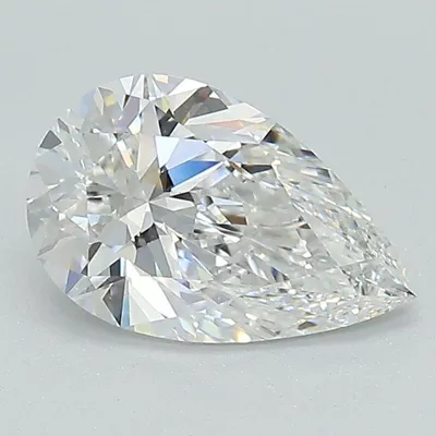 1.30ct E VS1 Rare Carat Ideal Cut Pear Lab Grown Diamond