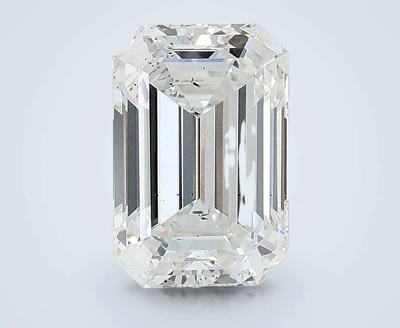 2.26ct E SI1 Rare Carat Ideal Cut Emerald Lab Grown Diamond
