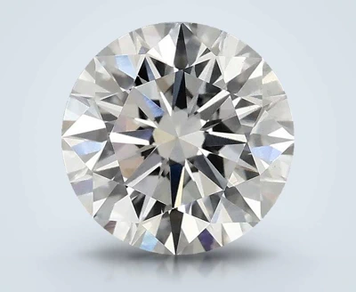 2.08ct F VS2 Rare Carat Ideal Cut Round Lab Grown Diamond