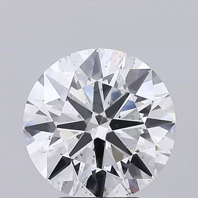 4.00ct F SI1 Rare Carat Ideal Cut Round Lab Grown Diamond