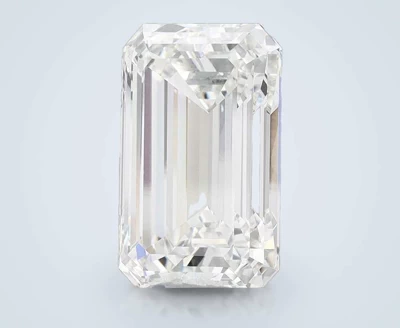 18.01ct G VVS2 Rare Carat Ideal Cut Emerald Lab Grown Diamond