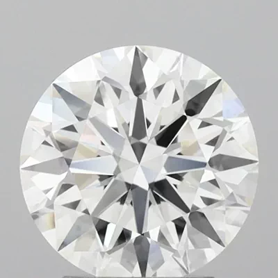 3.09ct H VVS2 Rare Carat Ideal Cut Round Lab Grown Diamond