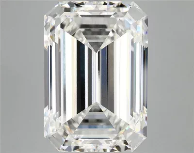 12.63ct F VVS2 Rare Carat Ideal Cut Emerald Lab Grown Diamond