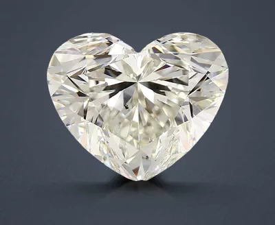 2.51ct K SI1 Rare Carat Ideal Cut Heart Diamond