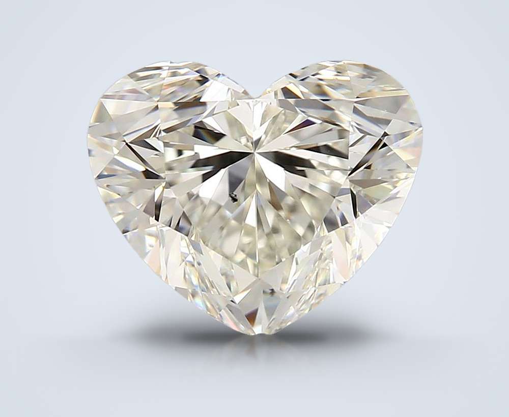2.51ct K SI1 Rare Carat Ideal Cut Heart Diamond