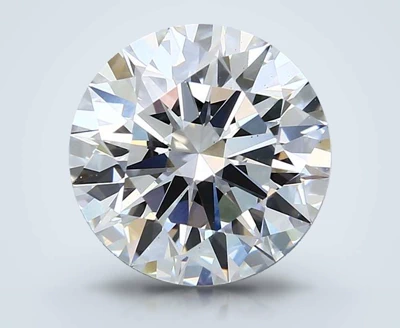 4.06ct E VS2 Rare Carat Ideal Cut Round Lab Grown Diamond