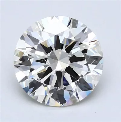 5.11ct J SI1 Rare Carat Ideal Cut Round Diamond