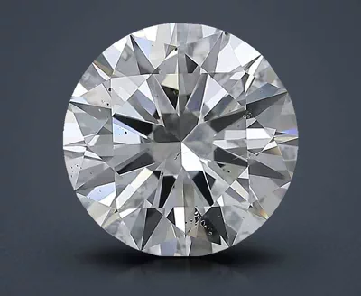 4.01ct D SI1 Rare Carat Ideal Cut Round Diamond