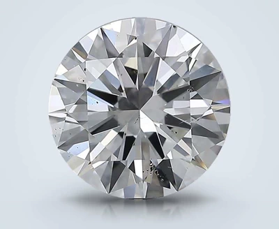 4.01ct D SI1 Rare Carat Ideal Cut Round Diamond