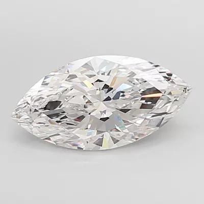 6.03ct F VS1 Rare Carat Ideal Cut Marquise Lab Grown Diamond