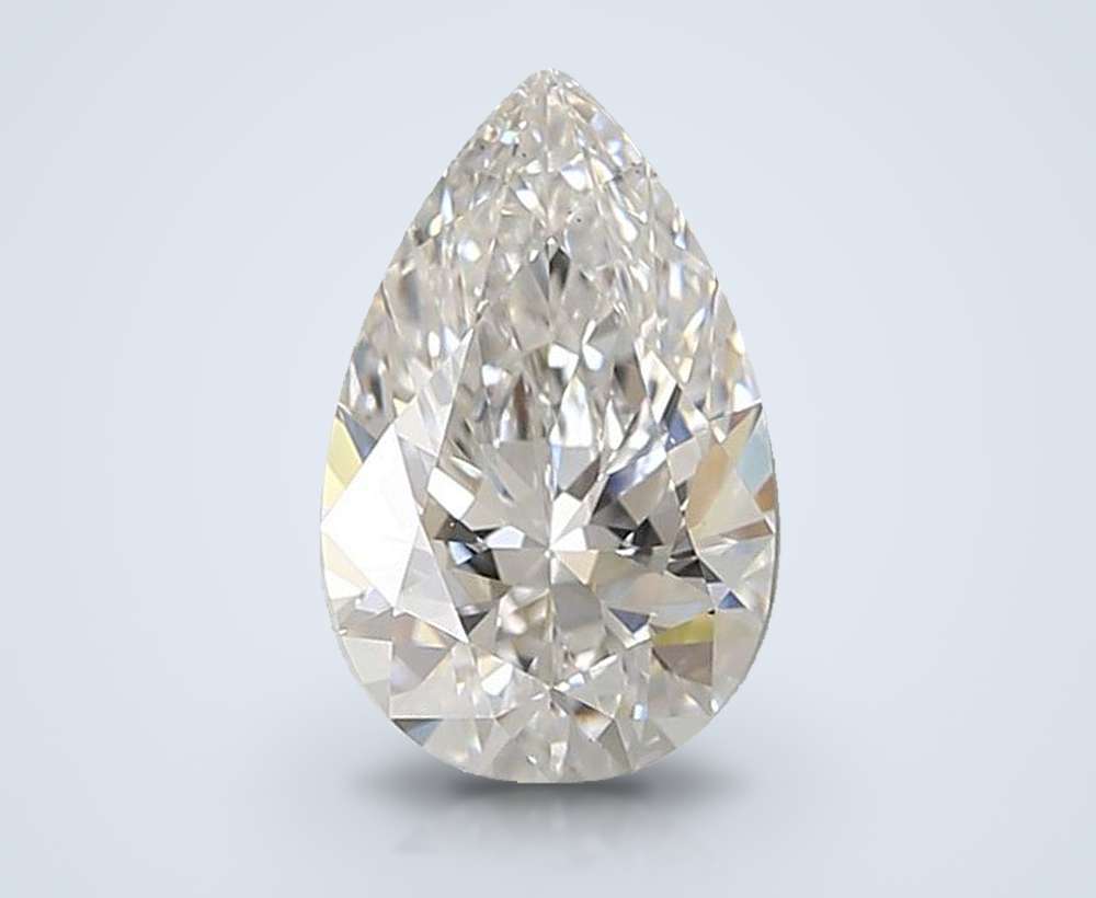 1.57ct E VS1 Rare Carat Ideal Cut Pear Lab Grown Diamond