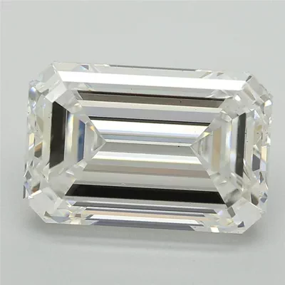 3.07ct D VS2 Rare Carat Ideal Cut Emerald Lab Grown Diamond