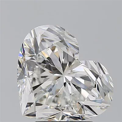 4.01ct H VVS2 Rare Carat Ideal Cut Heart Diamond