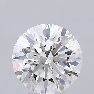 3.07ct G SI1 Excellent Cut Round Lab Grown Diamond