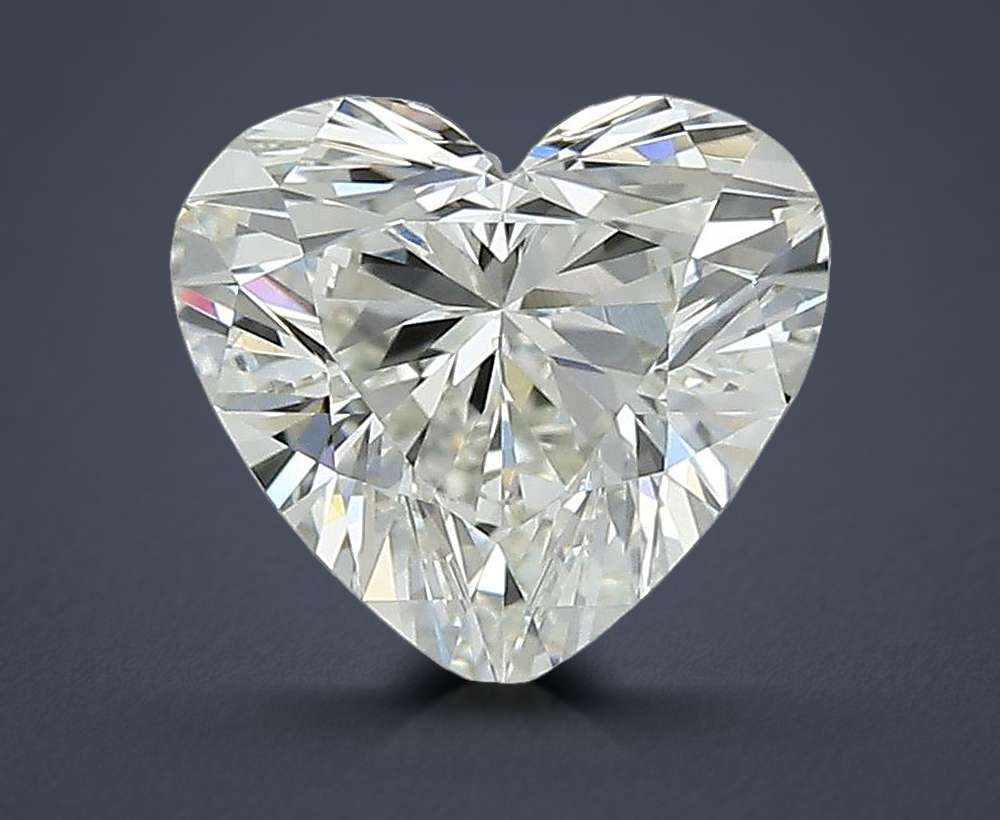 1.13ct K VS2 Rare Carat Ideal Cut Heart Diamond